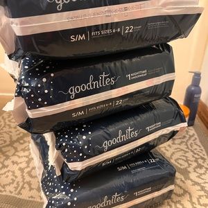 88 Unopened Goodnites pull ups size S/M.